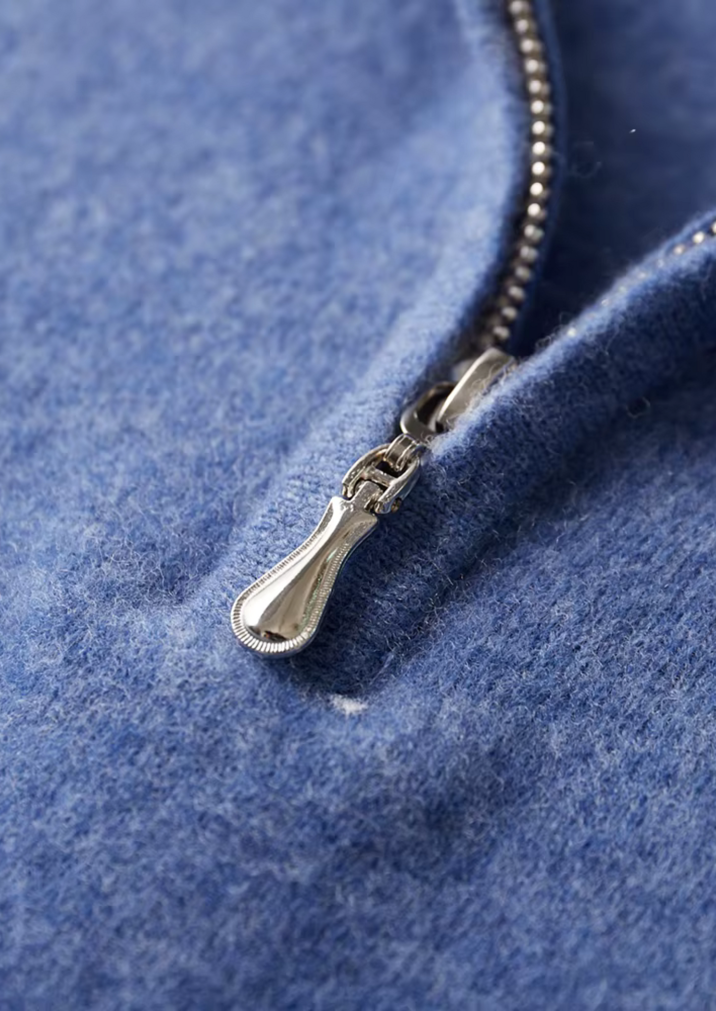 Pure Extra-Fine Merino Wool Half Zip Polo | Solmar