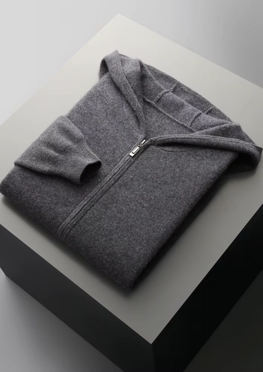 Pure Extra-Fine Merino Wool Dark Gray Arvo Set | Solmar