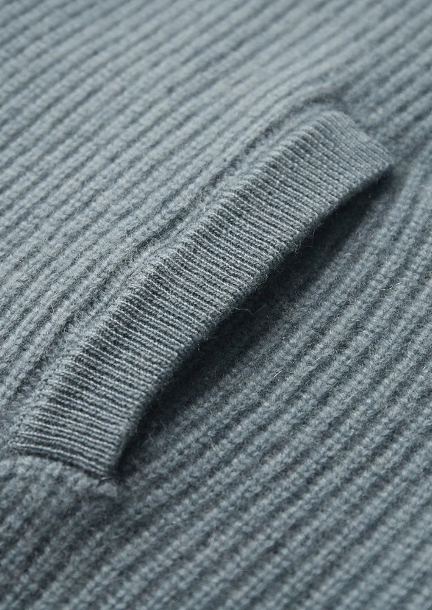 Premium Cashmere Ribbed Cardigan | Solmar