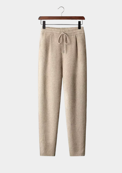 Premium Cashmere Pleated Trousers | Solmar