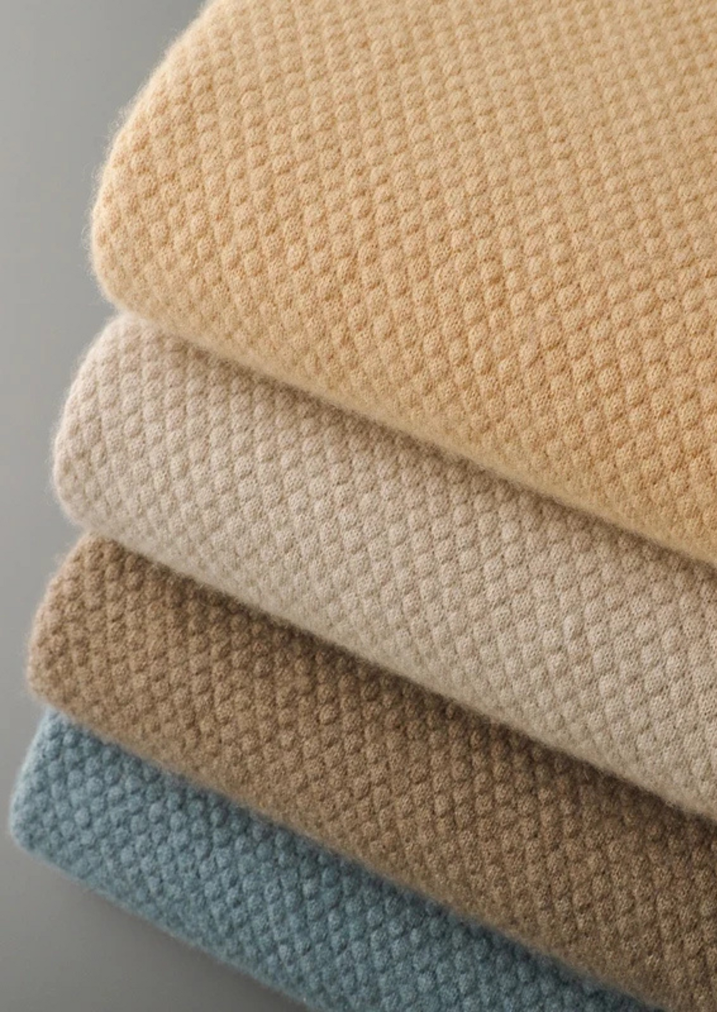 Premium Cashmere Mustard Two-Tone Polo | Solmar