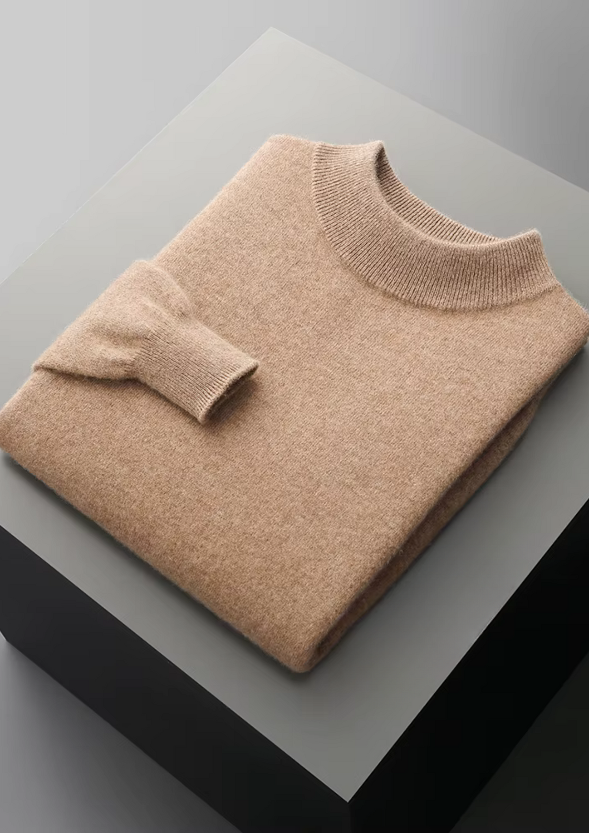 Pure Extra-Fine Merino Wool Classic Mockneck | Solmar