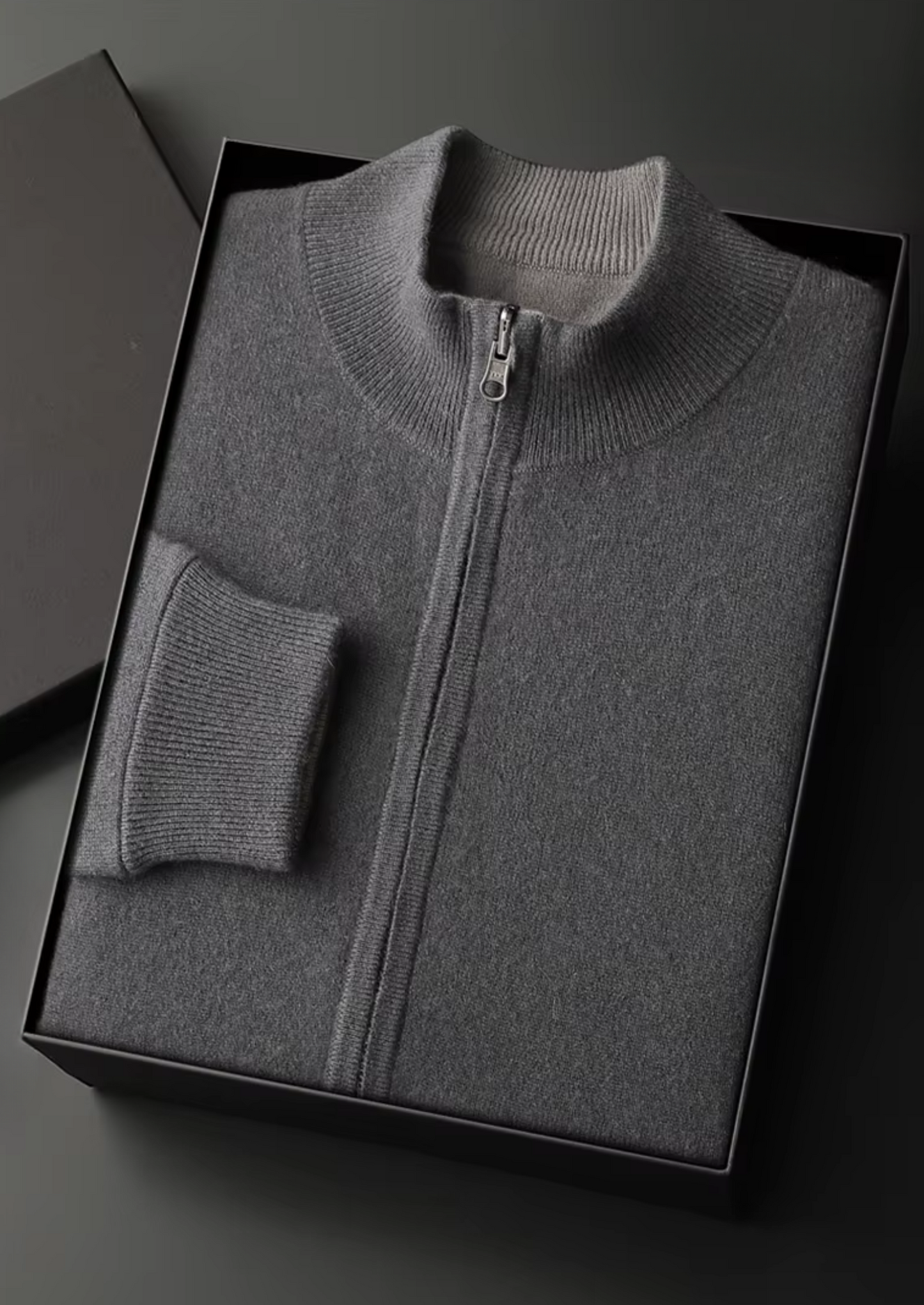 Pure Extra-Fine Merino Wool Zip Cardigan | Solmar
