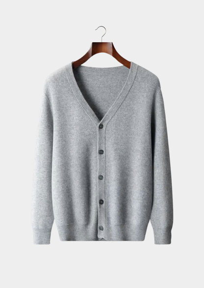 Pure Extra-Fine Merino Wool Essential Cardigan | Solmar