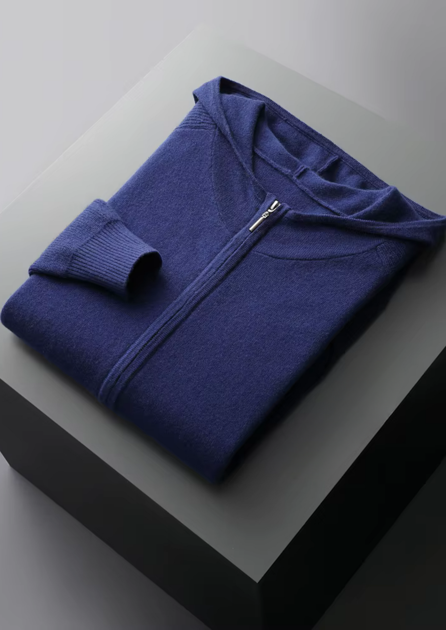 Premium Cashmere Navy Blue Kilian Leisure Set | Solmar