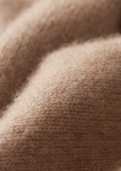 Pure Cashmere Beige Essential Crewneck | Solmar