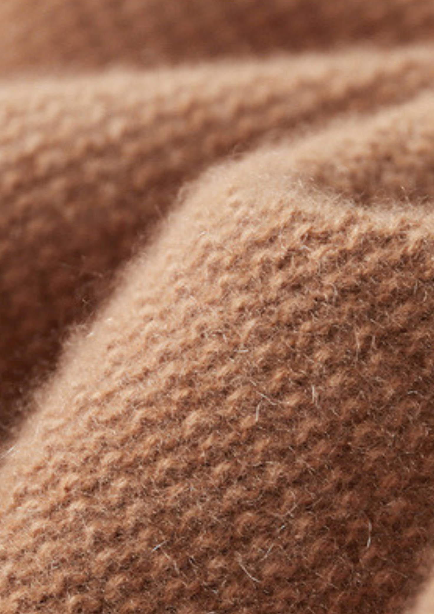 Pure Cashmere Mustard Ribbed Zip Cardigan | Solmar