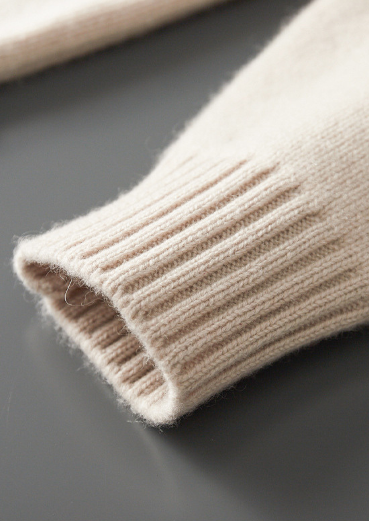 Pure Cashmere Off White Half Zip Sweater | Solmar