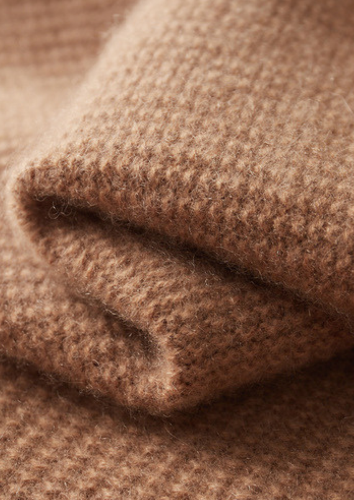 Pure Cashmere Mustard Ribbed Zip Cardigan | Solmar