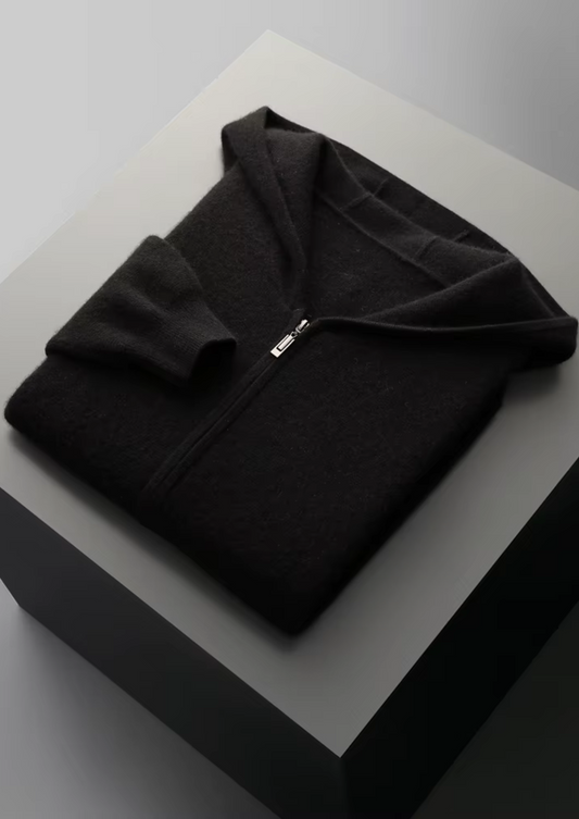 Pure Extra-Fine Merino Wool Black Arvo Set | Solmar