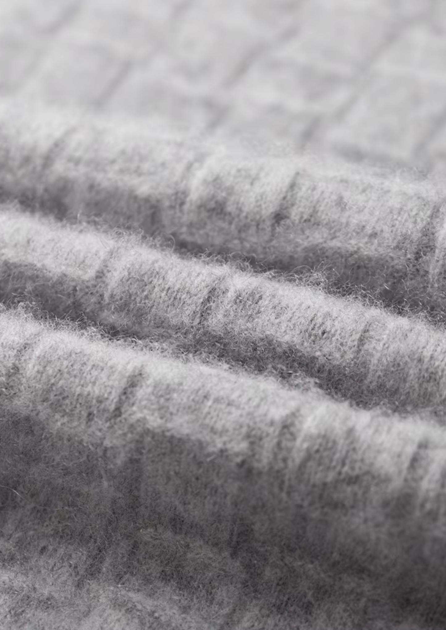 Pure Extra-Fine Merino Wool Textured Mockneck | Solmar