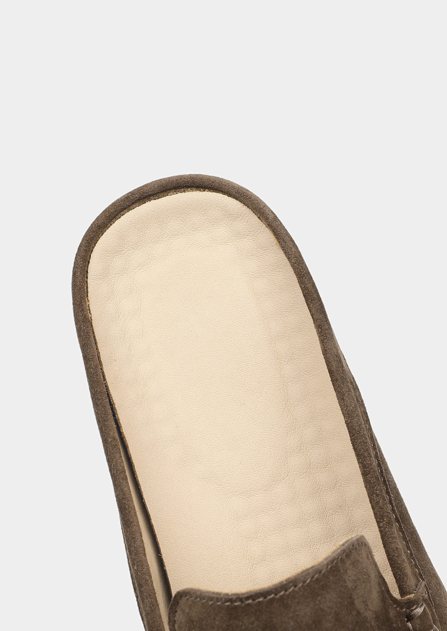 Olive Marina Suede Slipper | Solmar