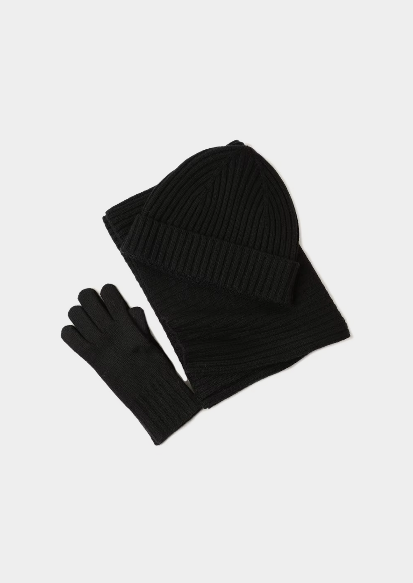 Pure Extra-Fine Merino Wool Wintertime Essentials - Black | Solmar