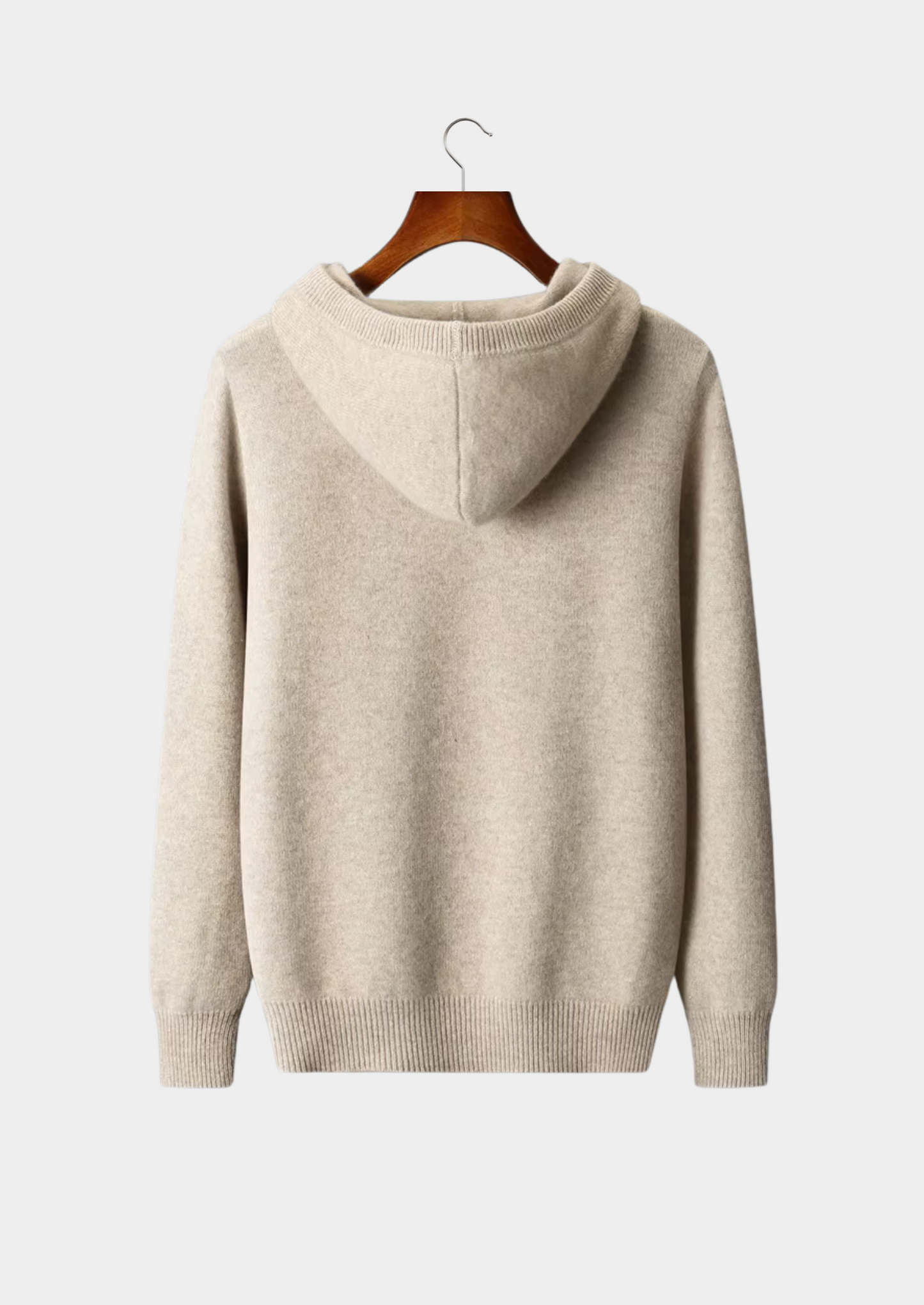 Pure Extra-Fine Merino Wool Button Hoodie | Solmar