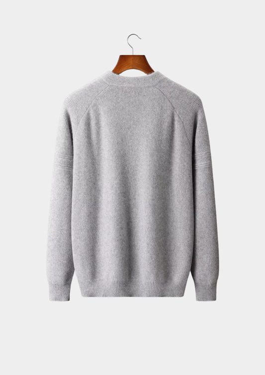 Pure Extra-Fine Merino Wool Ribbed Zip Cardigan | Solmar