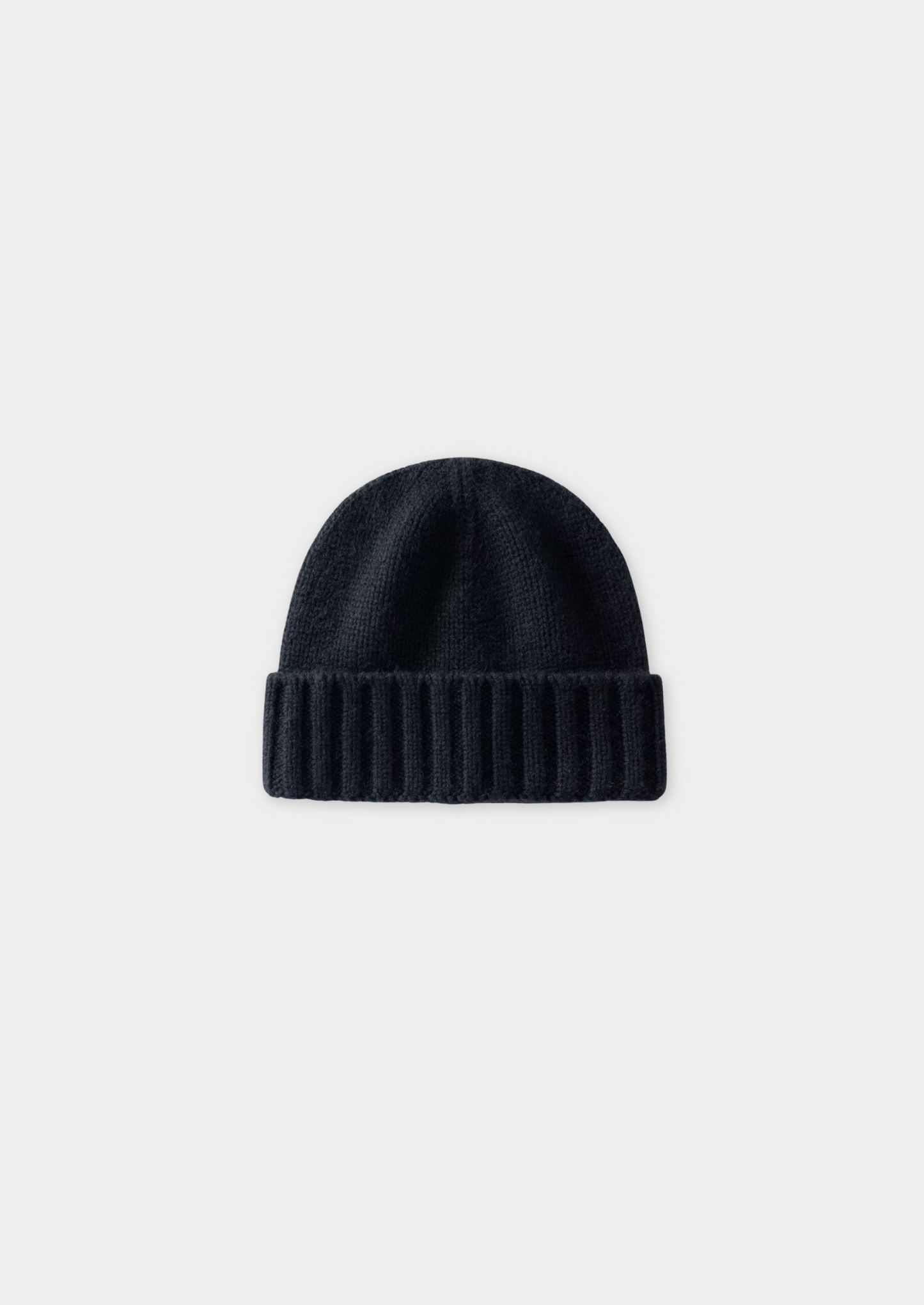 Black Cashmere Wintertime Beanie | Solmar