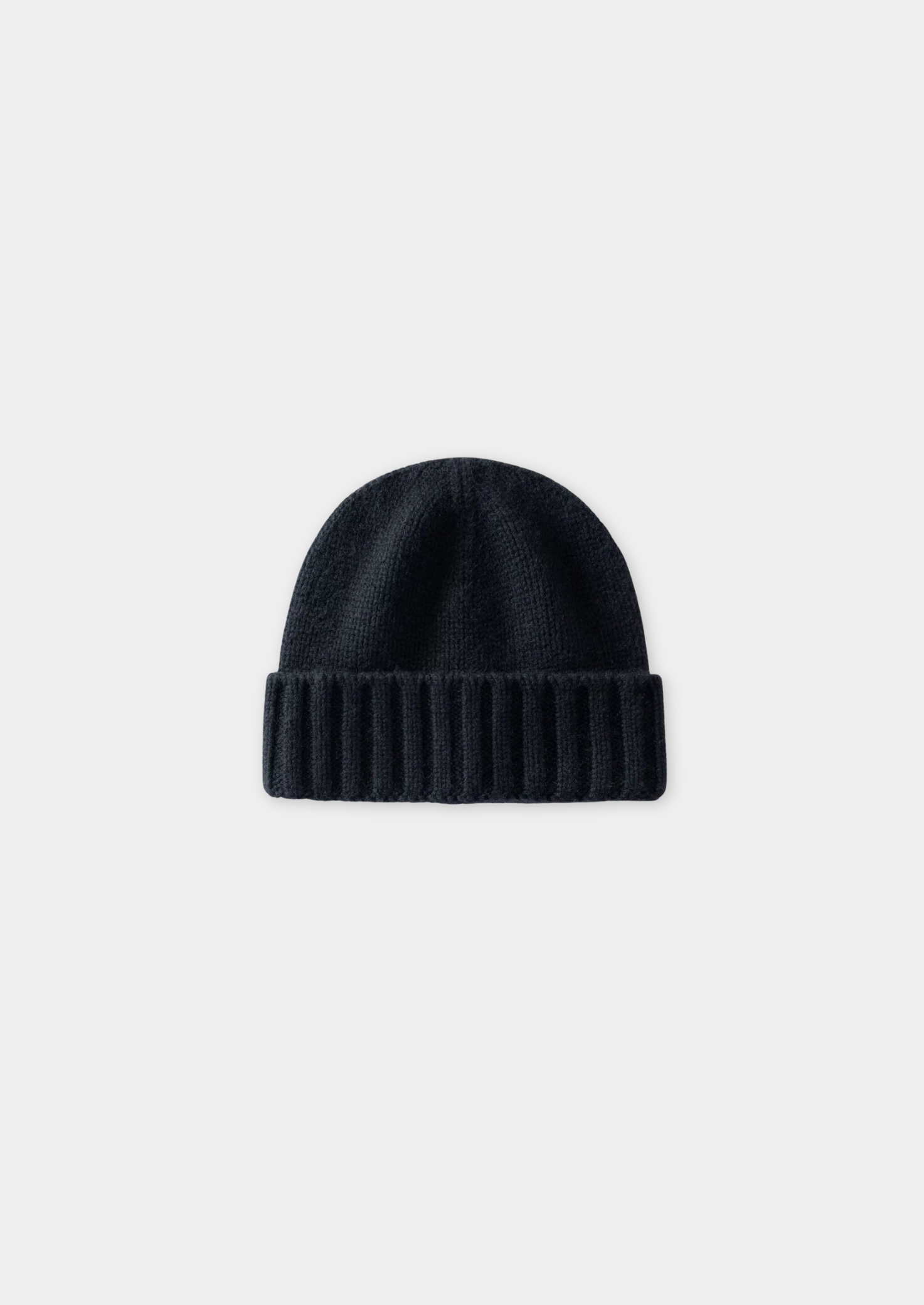 Black Cashmere Wintertime Beanie | Solmar