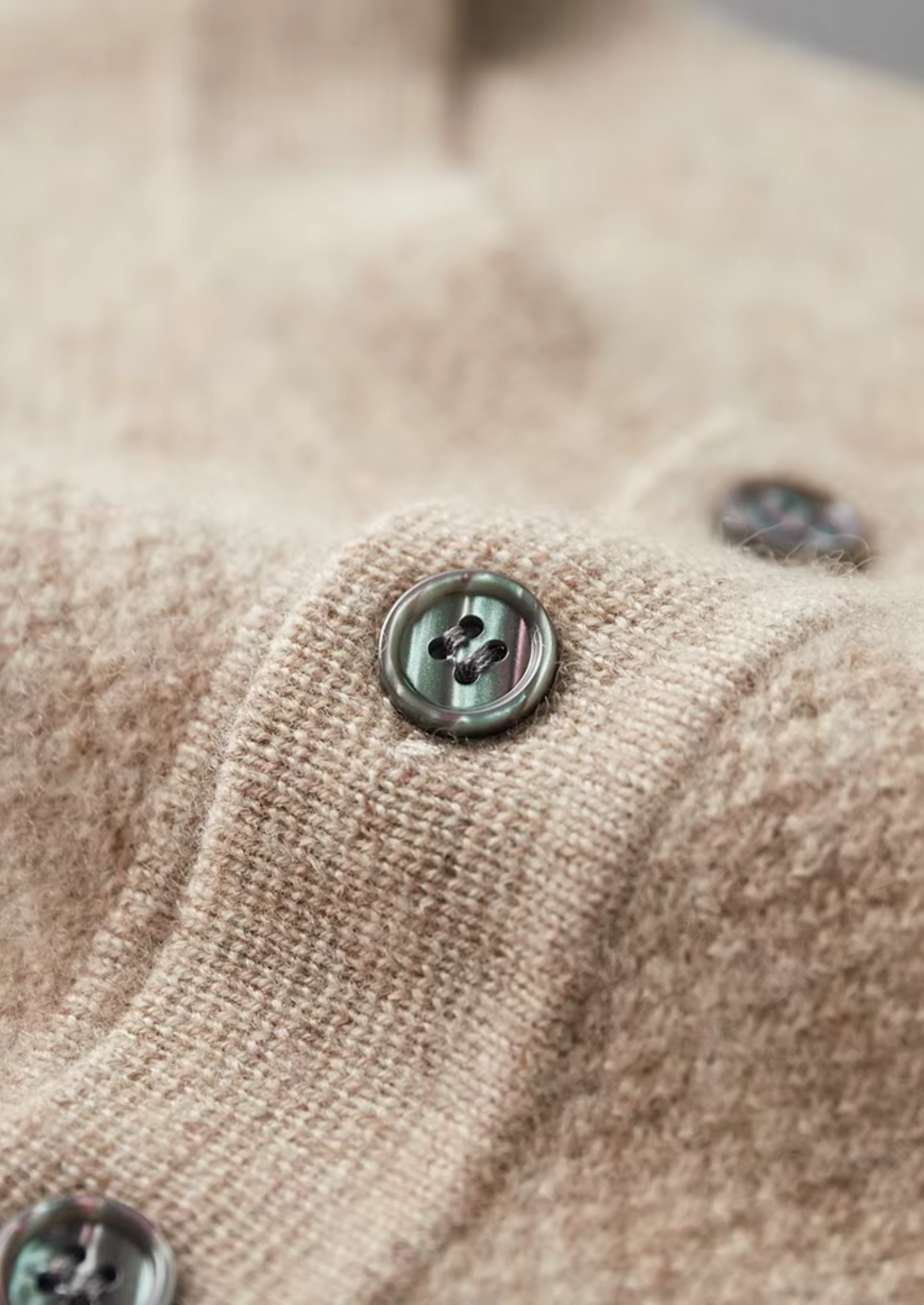 Premium Cashmere Classic Henley Sweater | Solmar