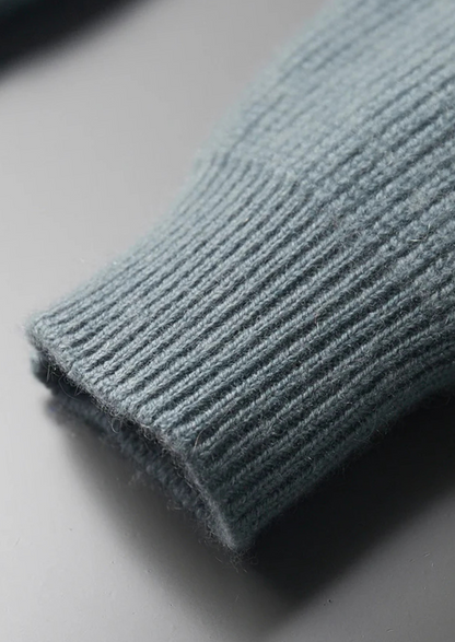 Premium Cashmere Ribbed Cardigan | Solmar