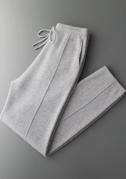 Pure Extra-Fine Merino Wool Light Gray Falconi Set | Solmar