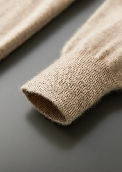 Pure Extra-Fine Merino Wool Classic V-Neck Sweater | Solmar