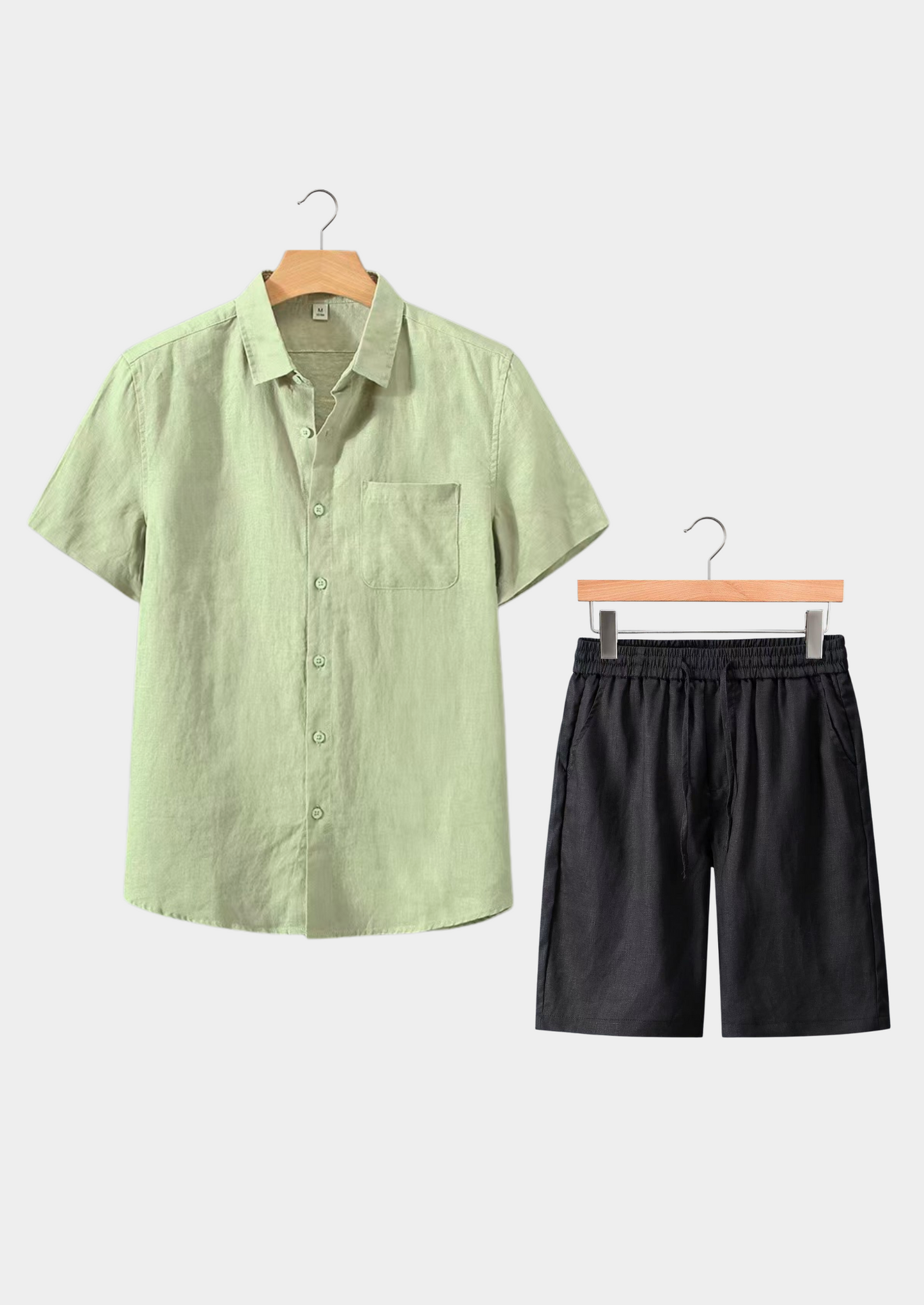 Dolcevita Shortsleeve Summer Set - Mint Green/black | Solmar