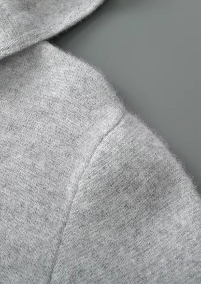 Pure Extra-Fine Merino Wool Zipper Hoodie | Solmar