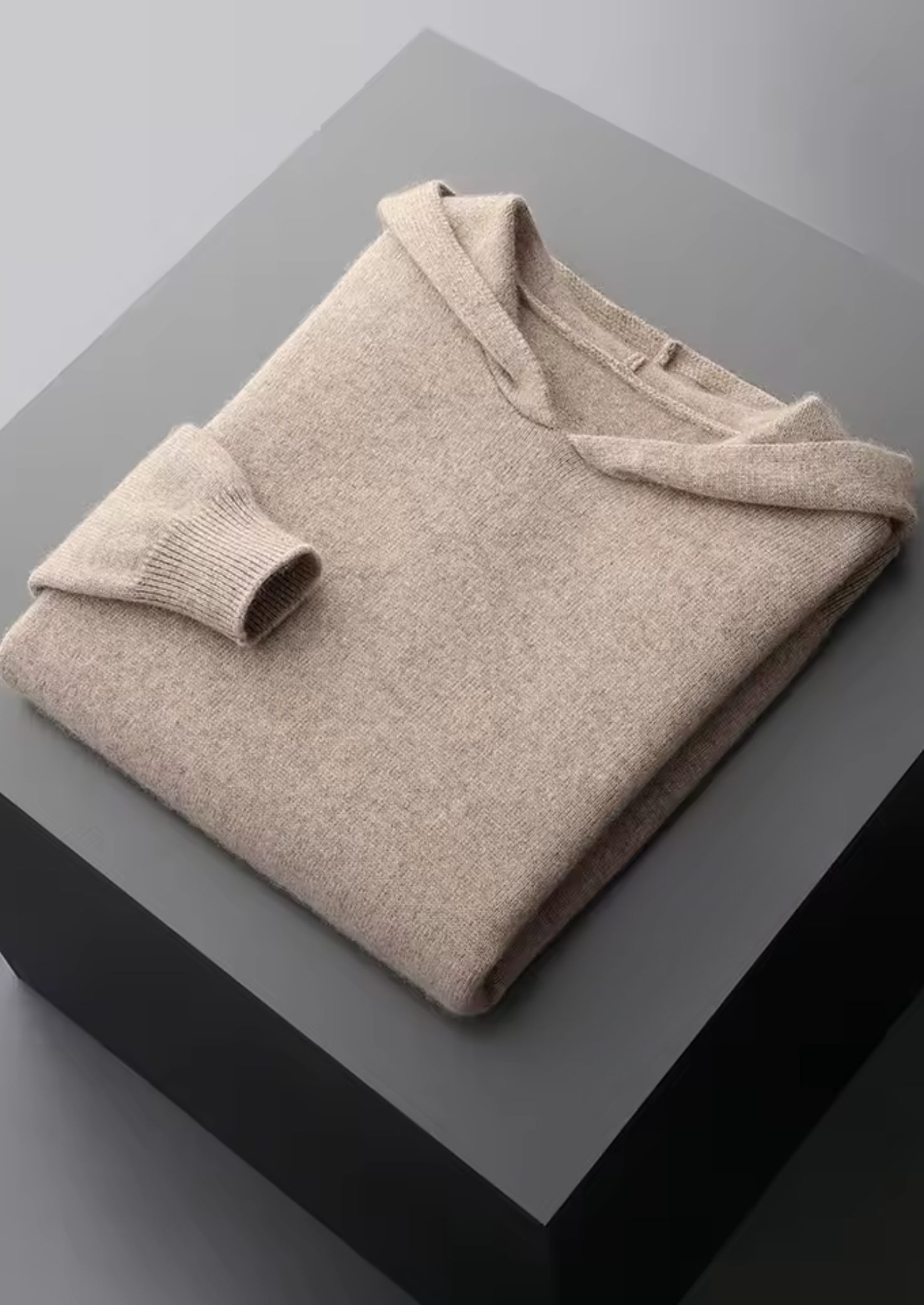 Premium Cashmere Essential Hoodie | Solmar