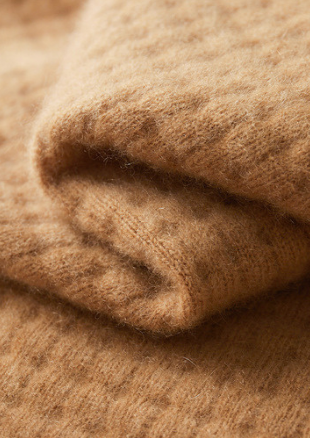 Pure Cashmere Caramel Textured Button Cardigan | Solmar