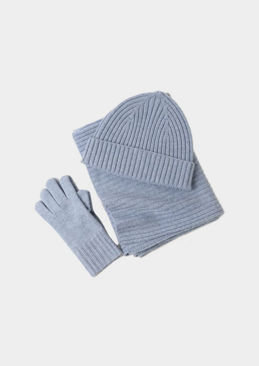 Pure Extra-Fine Merino Wool Wintertime Essentials - Light Blue | Solmar