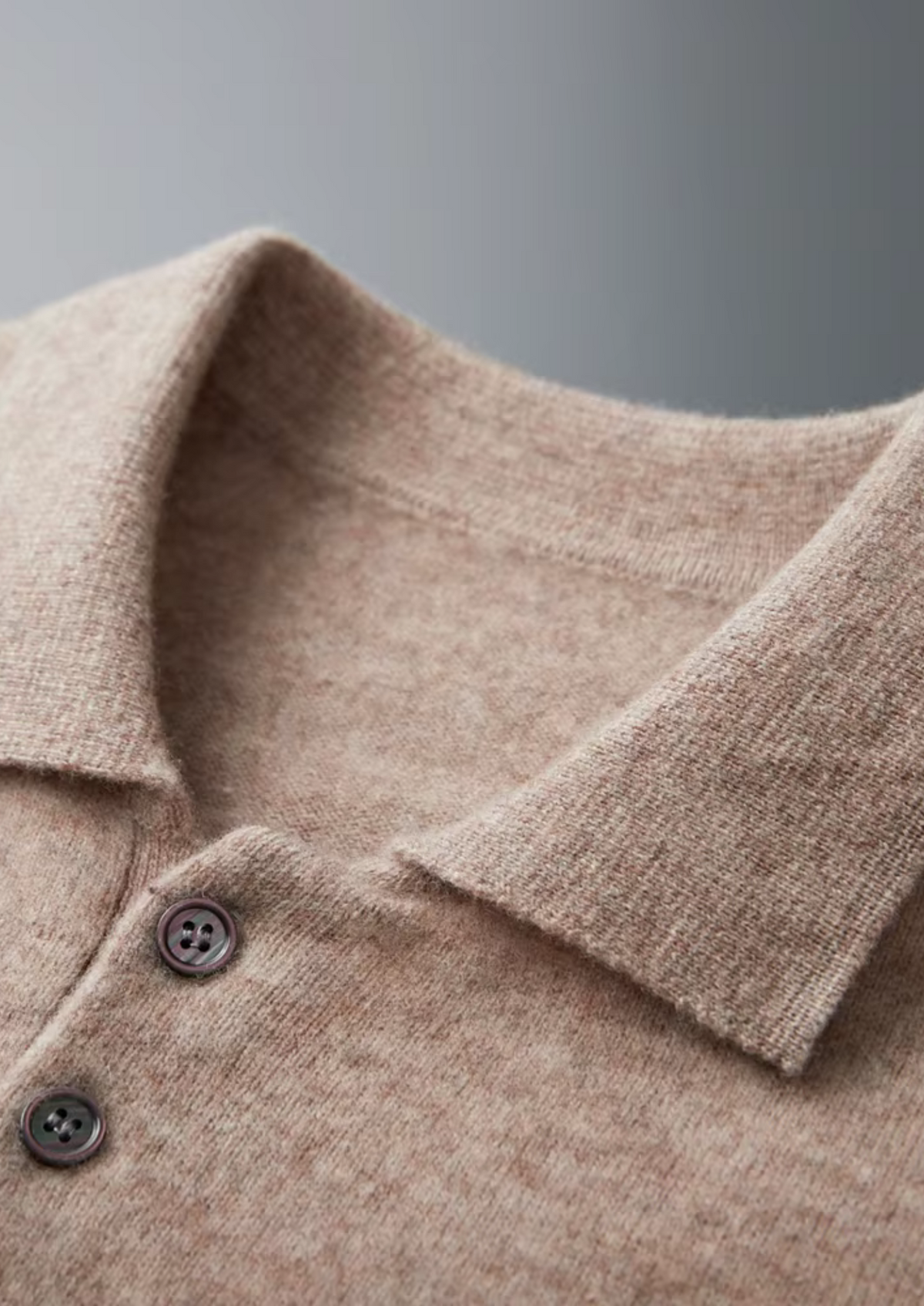 Pure Extra-Fine Merino Wool Classic Sweater Polo | Solmar