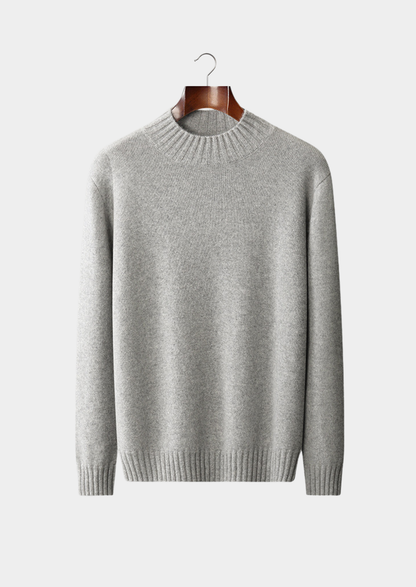Pure Cashmere Mockneck Sweater | Solmar