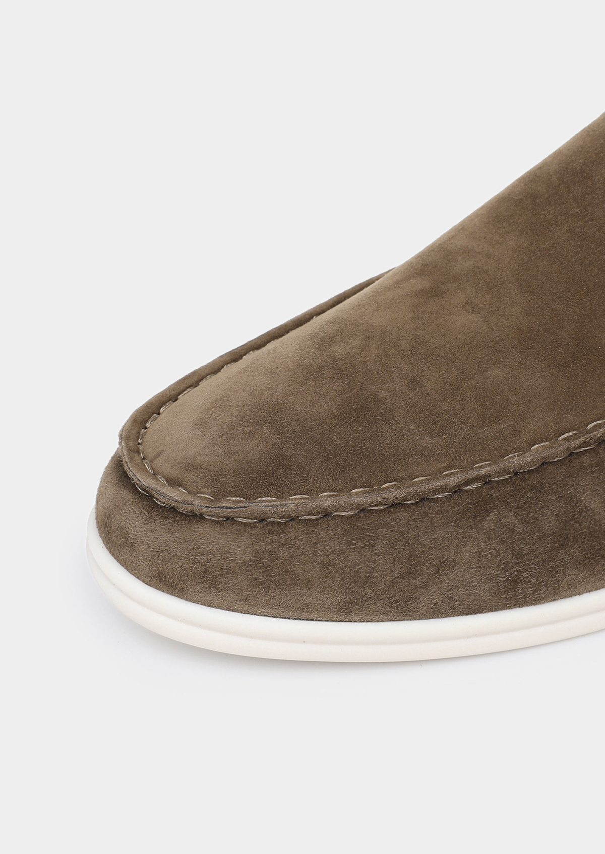 Olive Marina Suede Slipper | Solmar