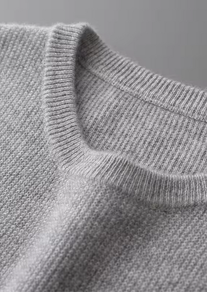 Pure Extra-Fine Merino Wool Crewneck Vest | Solmar