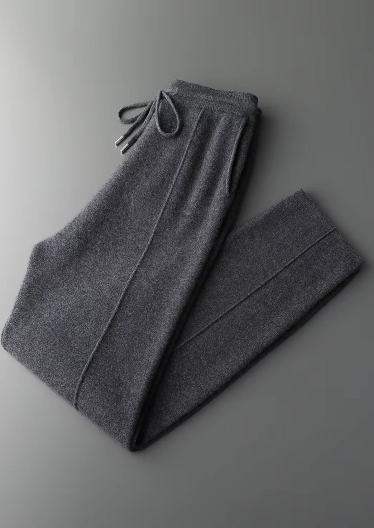 Pure Extra-Fine Merino Wool Dark Gray Falconi Set | Solmar