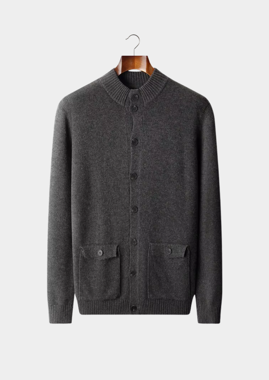 Pure Extra-Fine Merino Wool Button Cardigan | Solmar