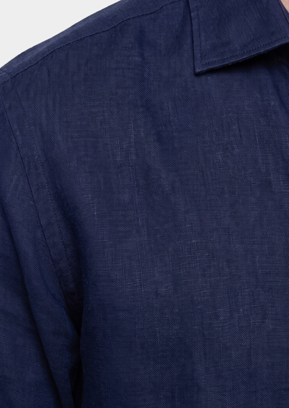 Amalfi Coastal Shirt - Navy Blue | Solmar