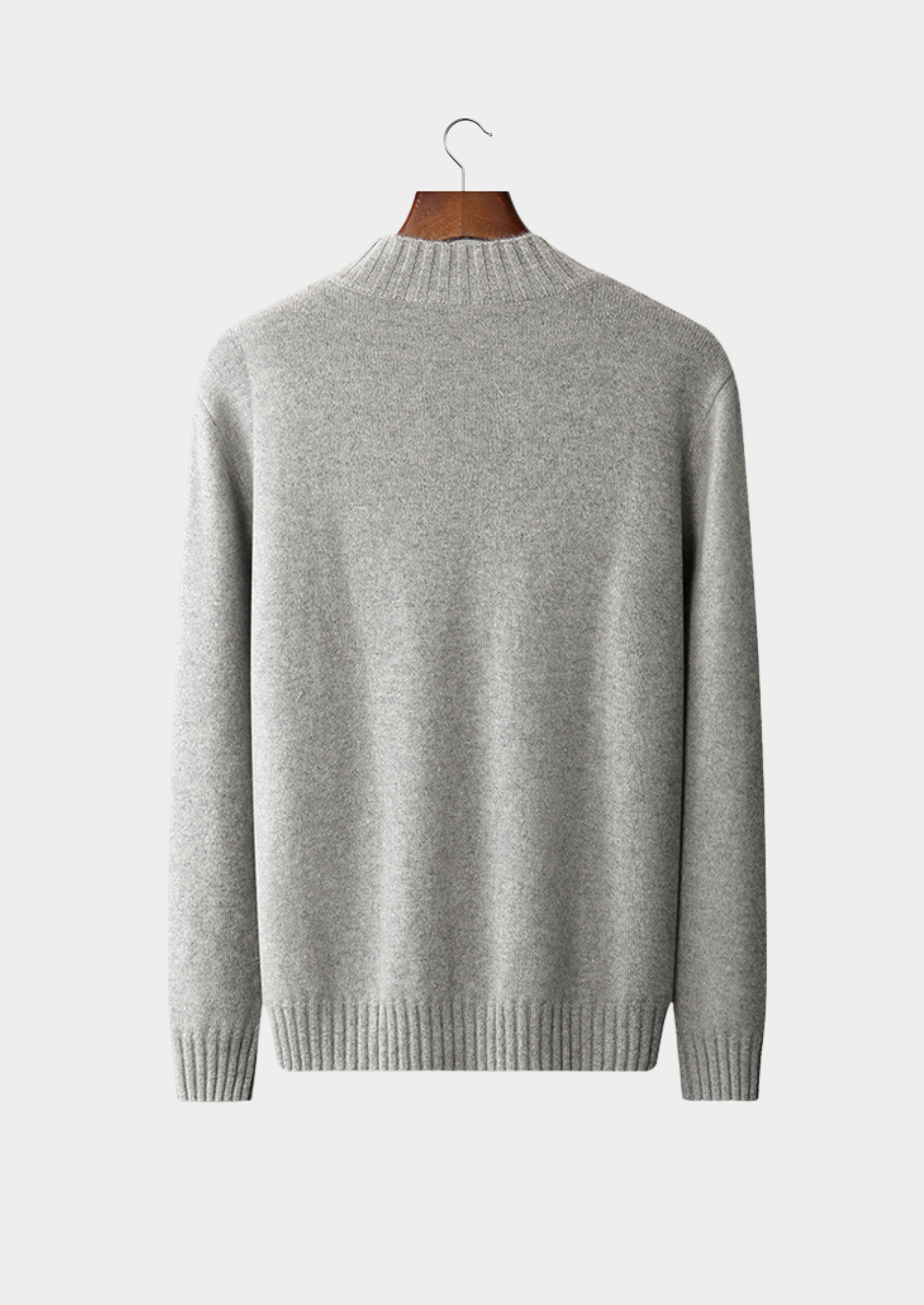 Pure Cashmere Mockneck Sweater | Solmar