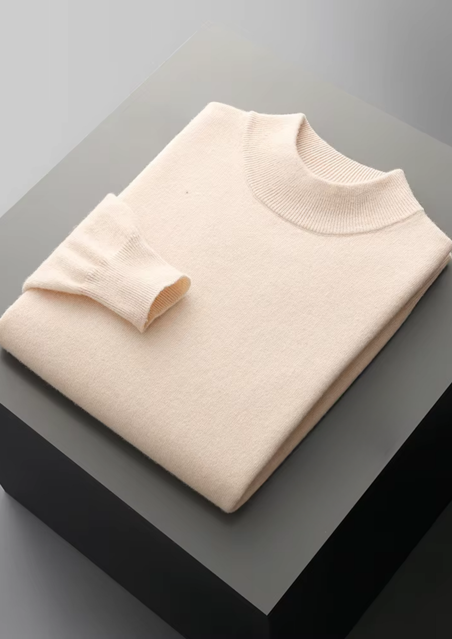 Pure Extra-Fine Merino Wool Classic Mockneck | Solmar