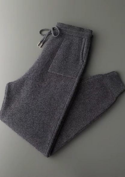 Premium Cashmere Leisure Joggers | Solmar
