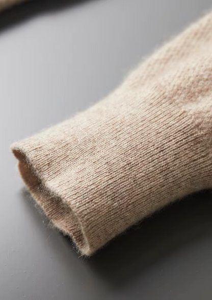 Premium Cashmere Classic Henley Sweater | Solmar