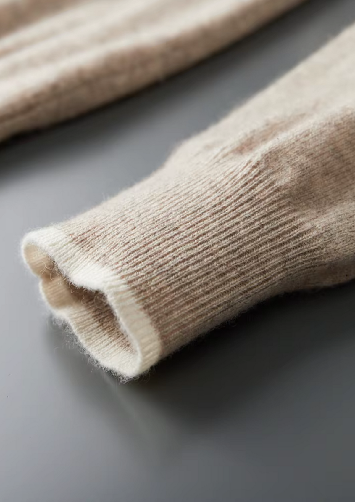 Premium Cashmere Two Tone Button Polo | Solmar