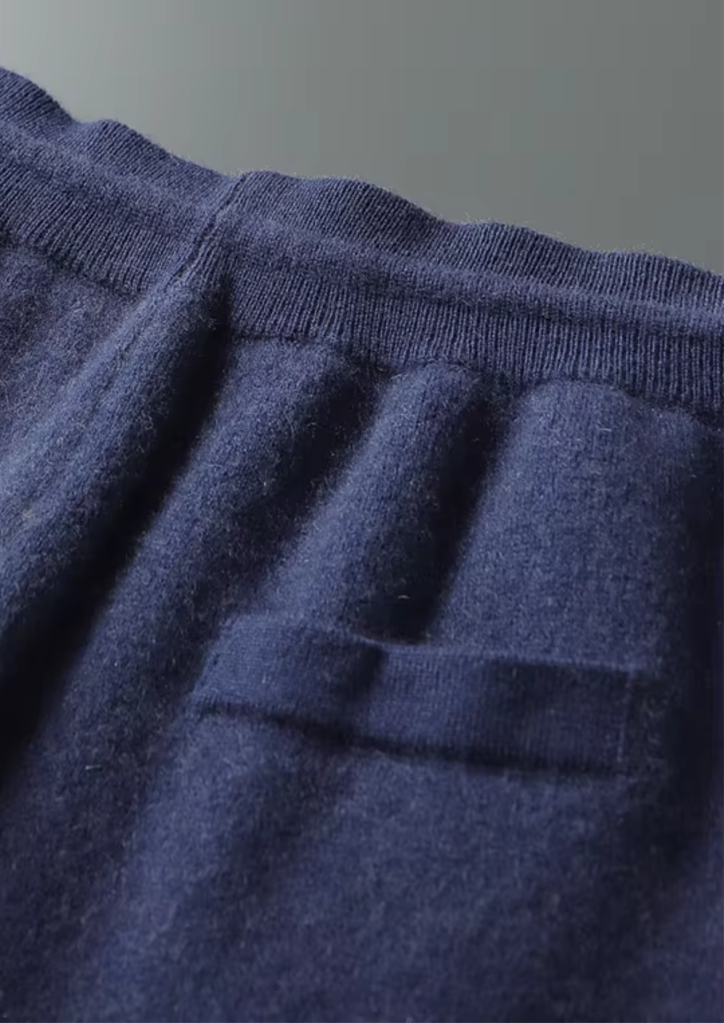Premium Cashmere Navy Blue Milano Leisure Set | Solmar
