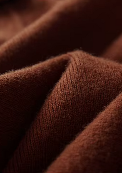 Pure Extra-Fine Merino Wool Ribbed Buttonless Polo | Solmar
