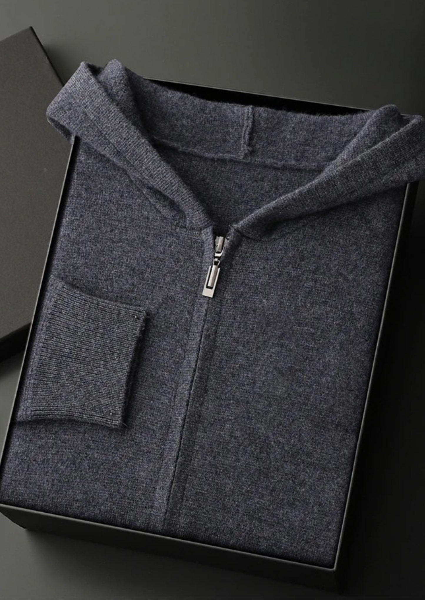 Premium Cashmere Zipper Hoodie | Solmar