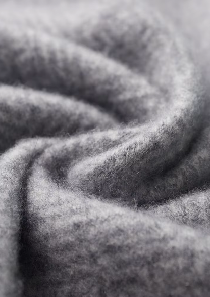 Premium Cashmere Patterned Half-Zip Sweater | Solmar