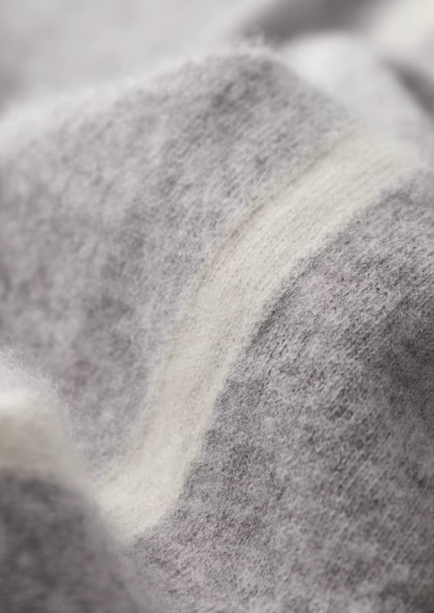 Conjunto de Estar Vienna de Cachemira Premium Gris Claro