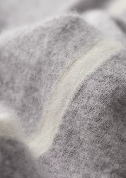 Conjunto de Estar Vienna de Cachemira Premium Gris Claro
