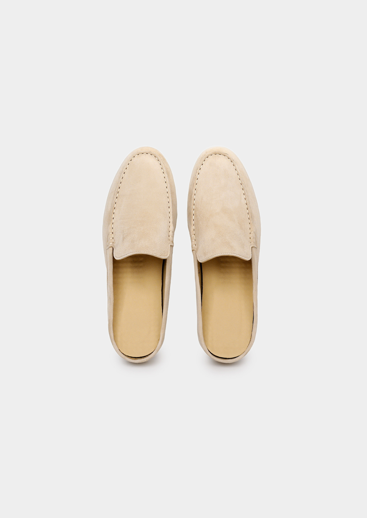 Ivory Marina Suede Slipper | Solmar