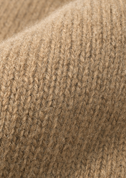 Caramel Merino Wool Wintertime Beanie | Solmar